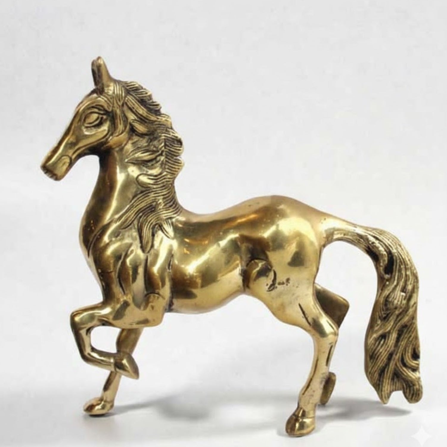 Handcrafted Brass Horse Figurine | Symbol of Strength, Speed & Success