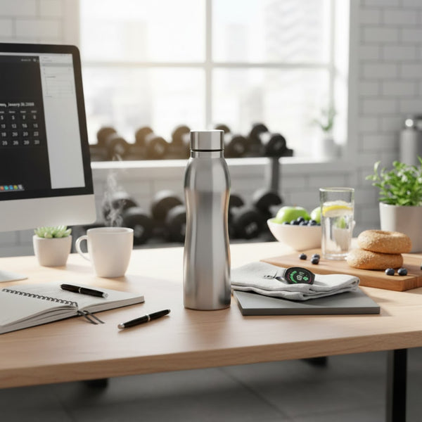 Sleek Stainless Steel Water Bottle – 1000 ML | Lightweight & Rust-Resistant