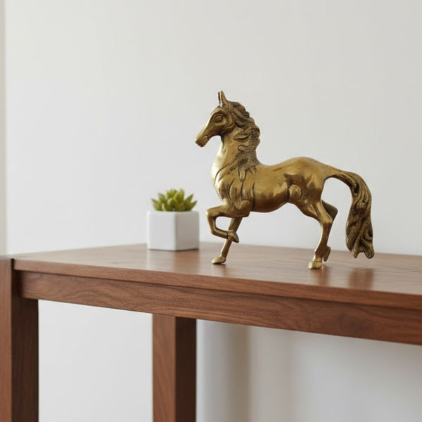 Handcrafted Brass Horse Figurine | Symbol of Strength, Speed & Success