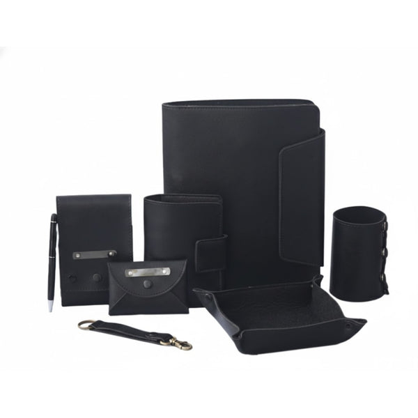 Premium PU Leather Big Office Desk Organizer Set | Corporate Gifting