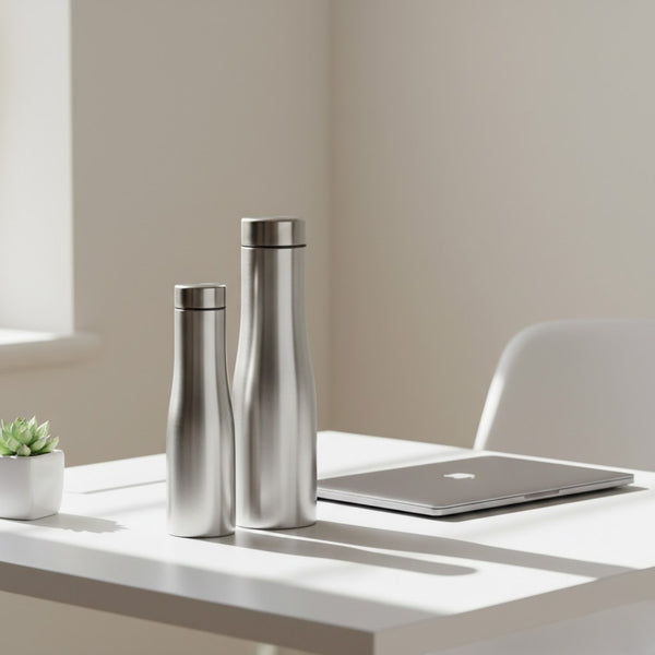 Reusable Stainless Steel Bottle Set – Leakproof